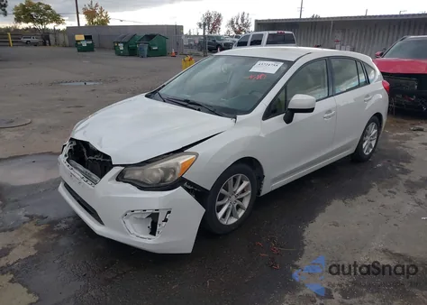 2014 Subaru Impreza 2.0I Premium from USA, damaged, VIN JF1GPAC6XEH329254